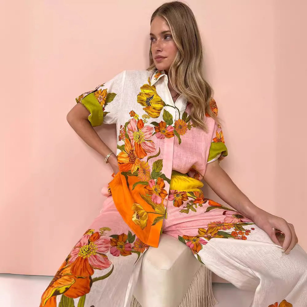 Jardín Cotton Linen Set