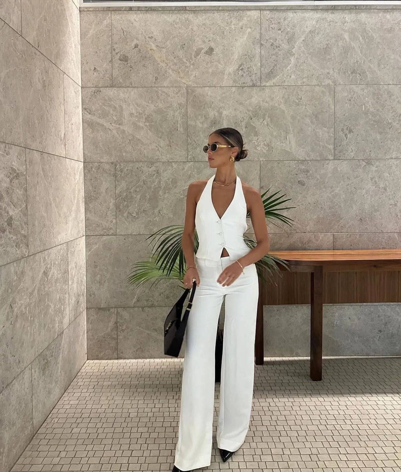 La Orilla Backless Sling Suit