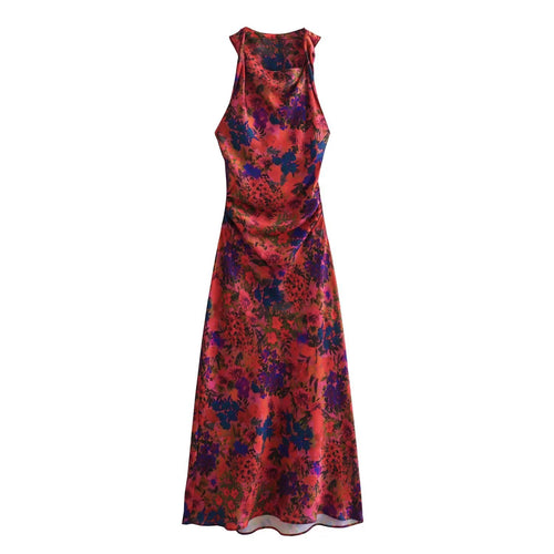Alba Silk Satin Dress