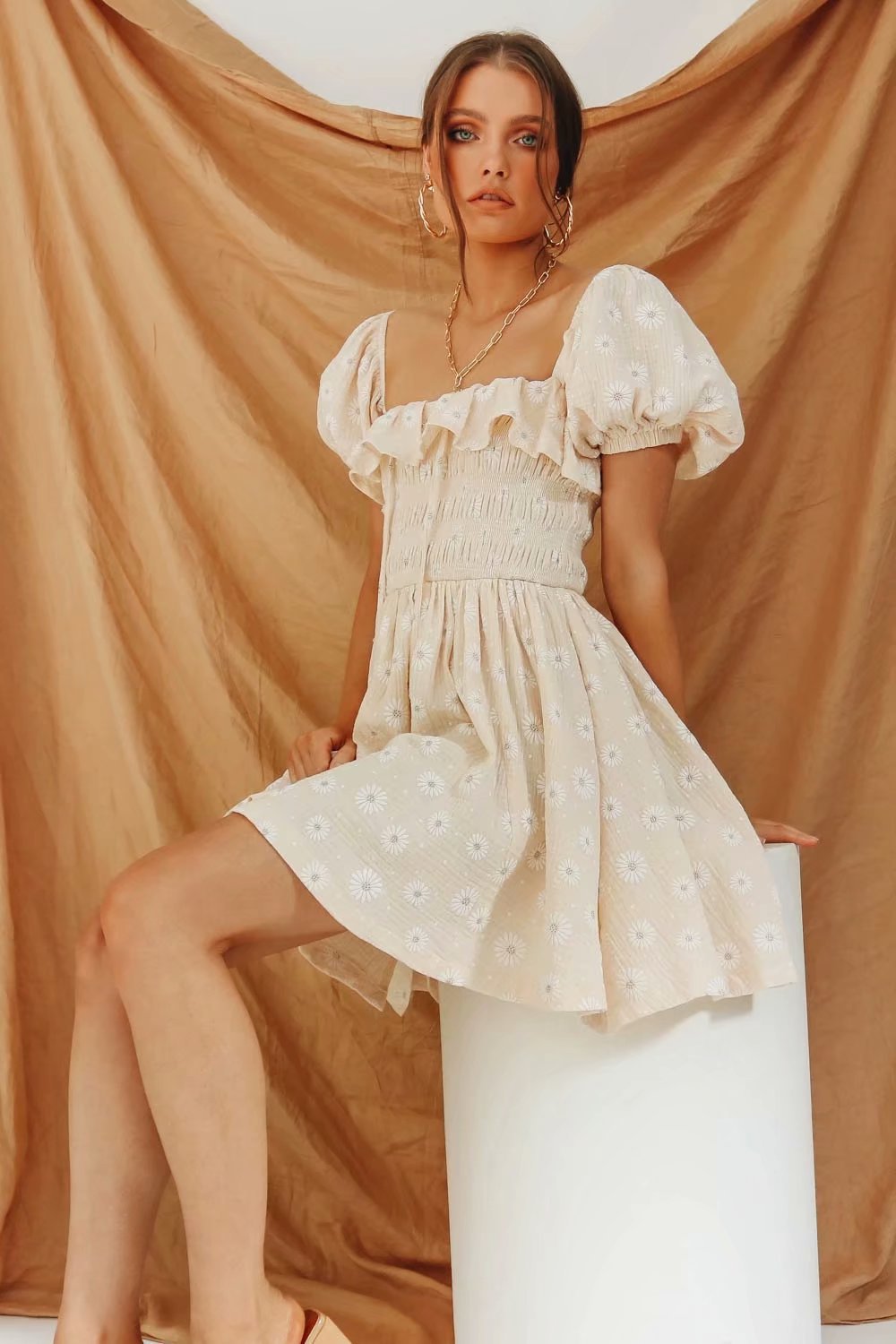 Inés floral dress