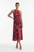 Alba Silk Satin Dress