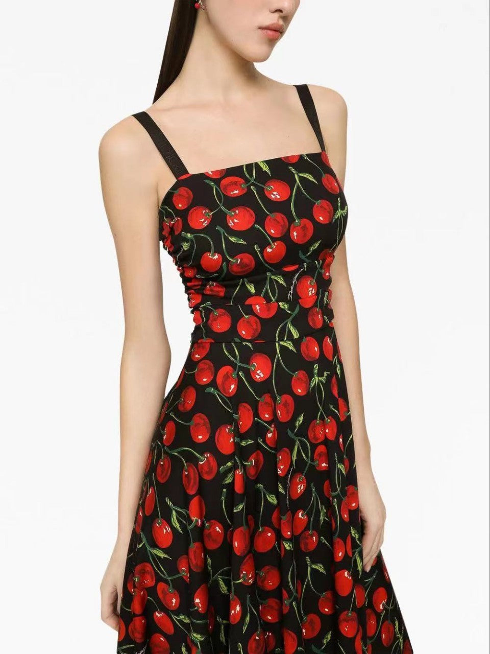 Lucia Cherry Belt Dress