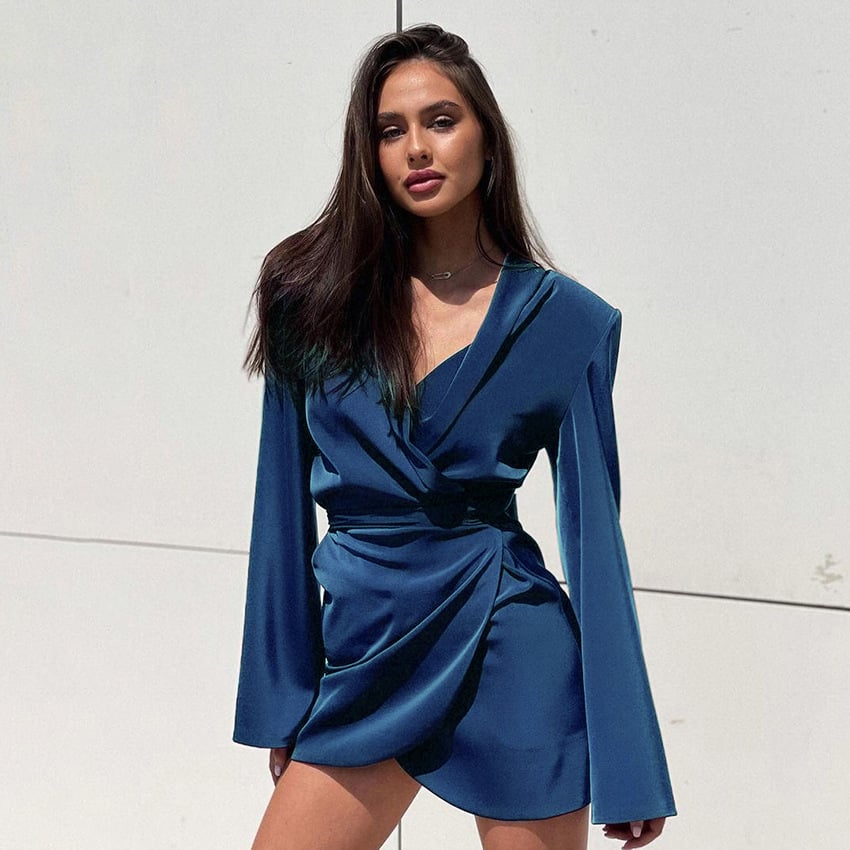 Menorca Silk Satin Dress