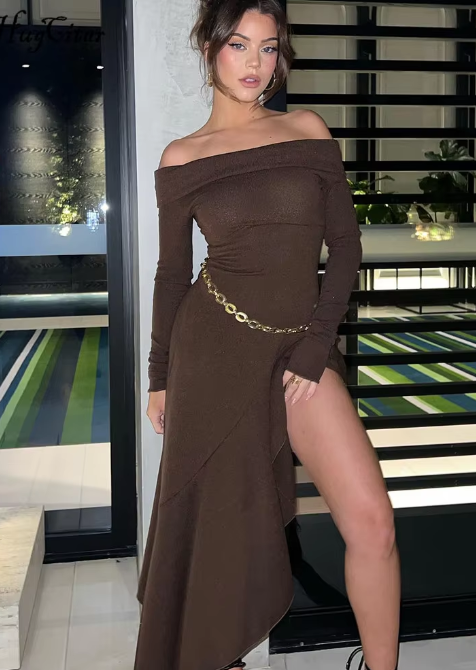 Cantabria Ruffled Long Dress