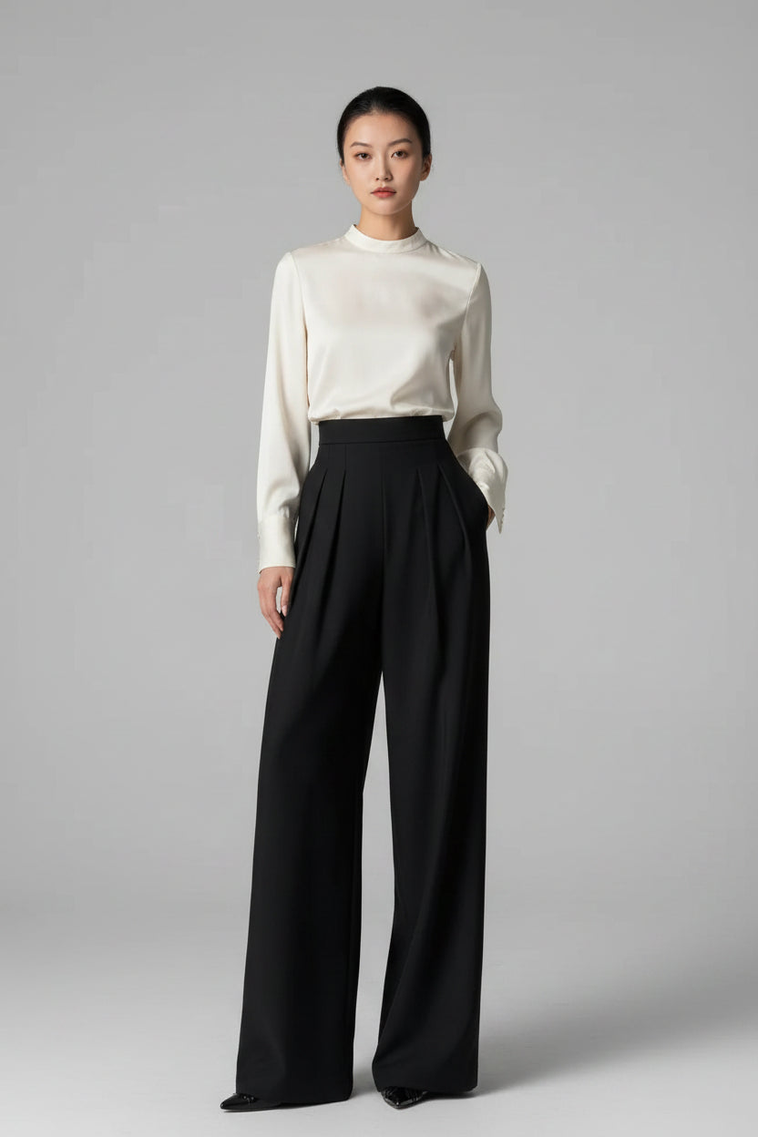 Elena Wide-Leg Pants