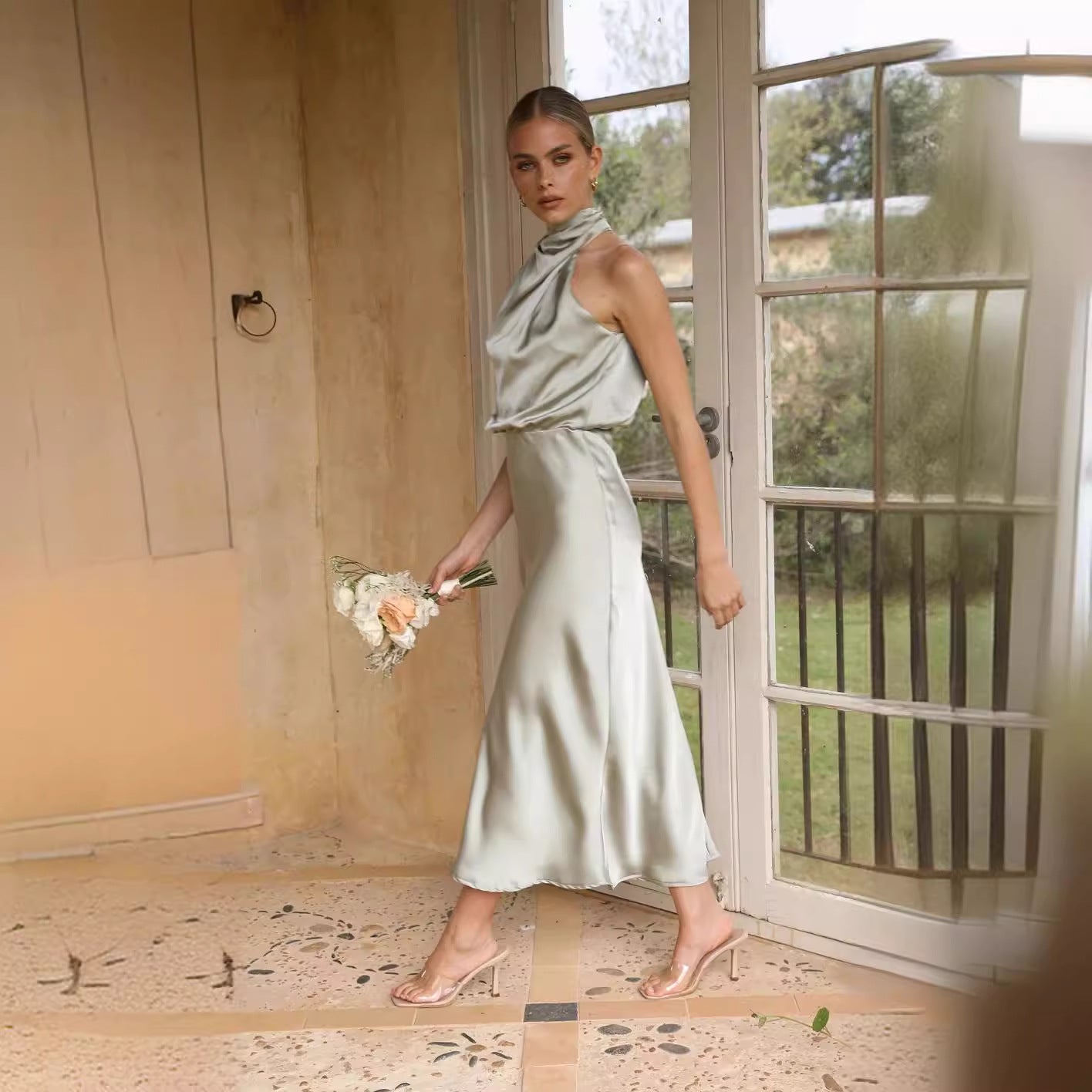 Córdoba Satin Dress