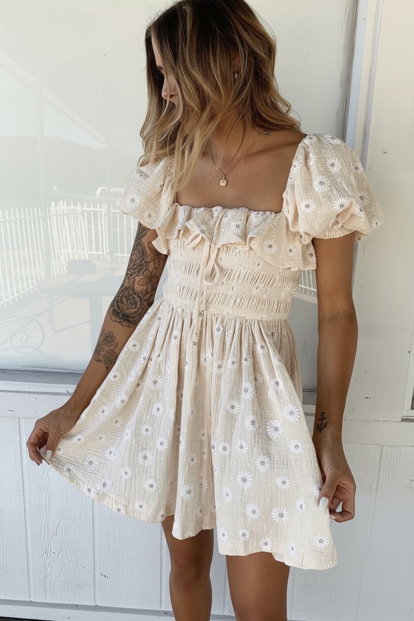 Inés floral dress