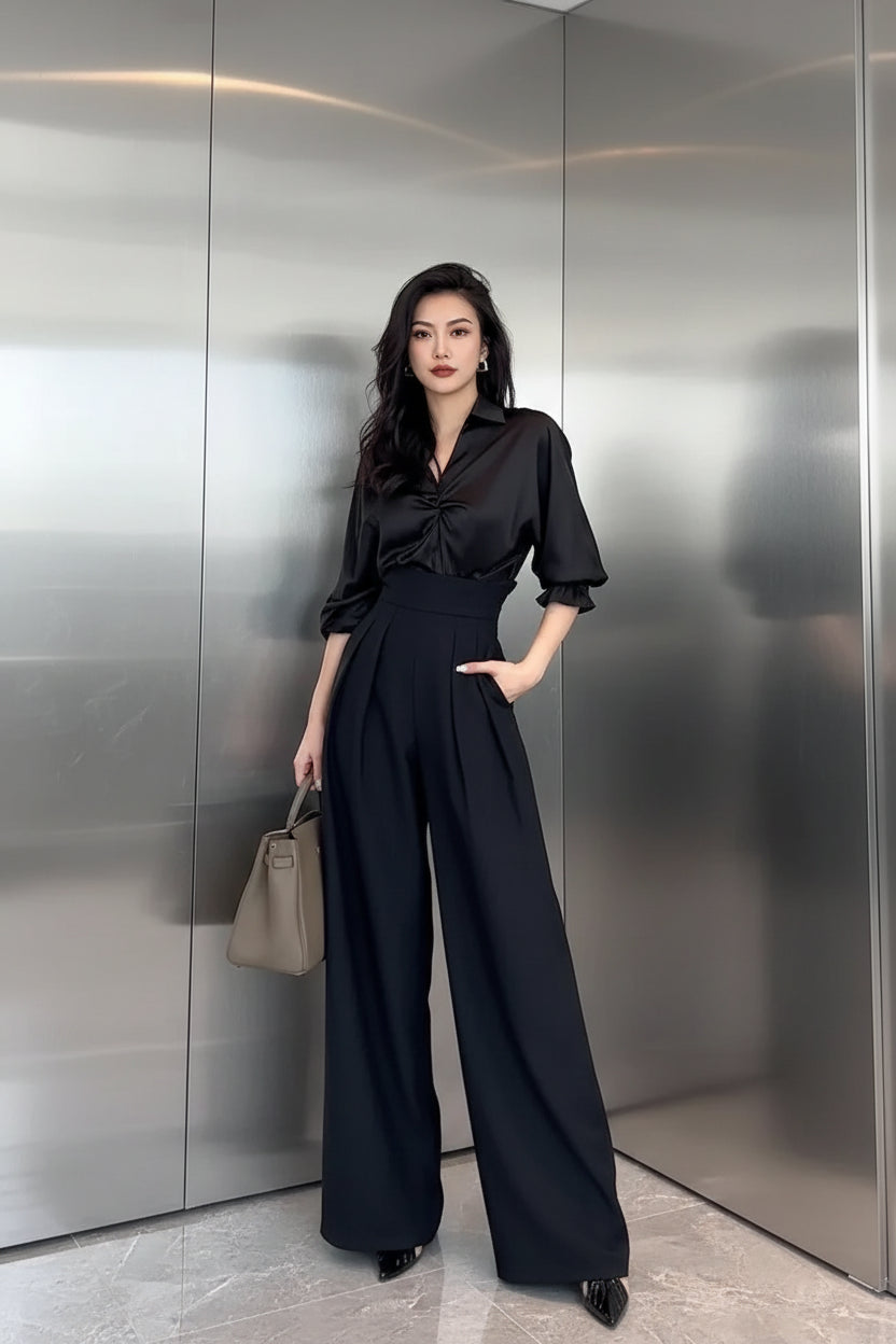 Elena Wide-Leg Pants