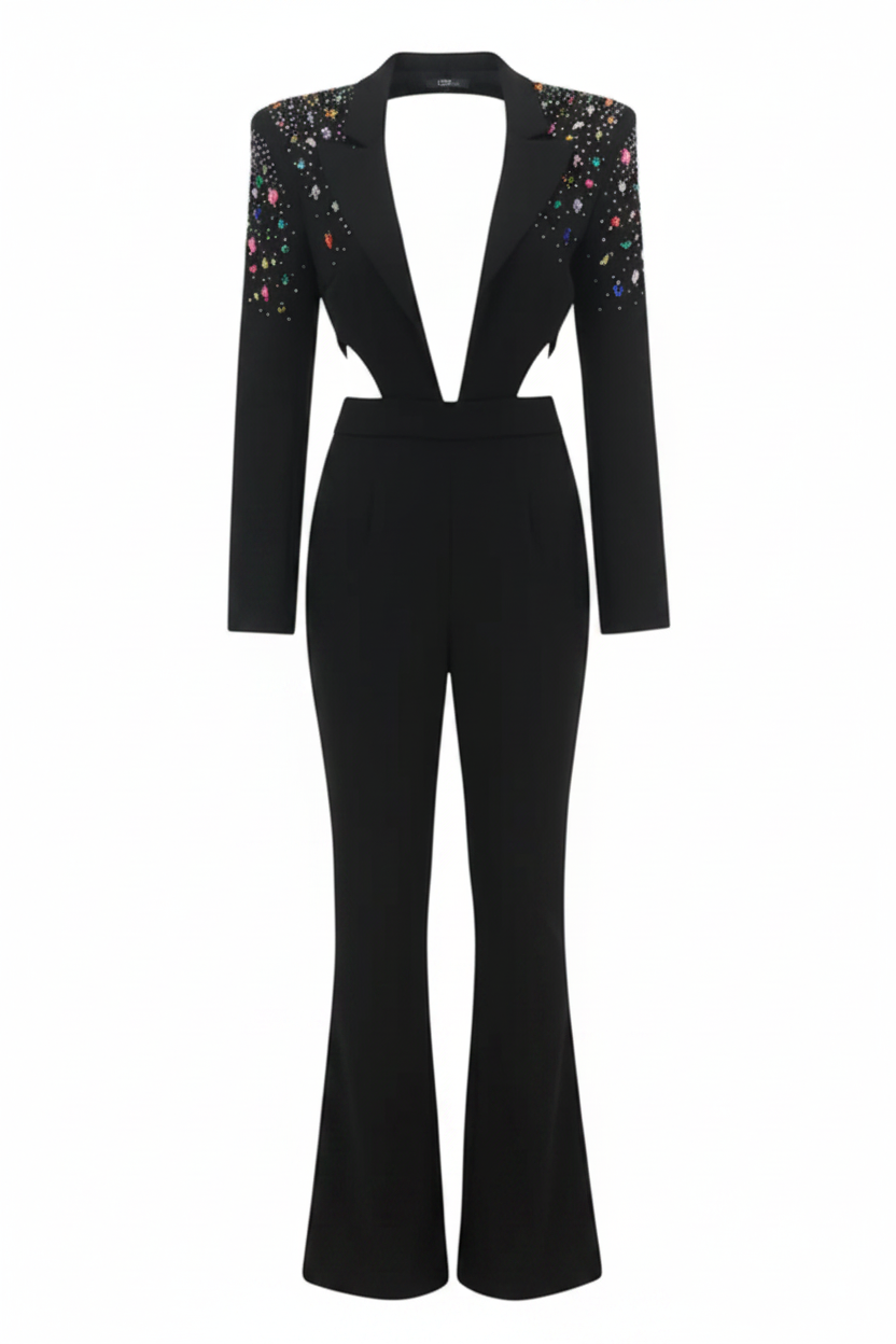 Estepona Long-Sleeve Jumpsuit