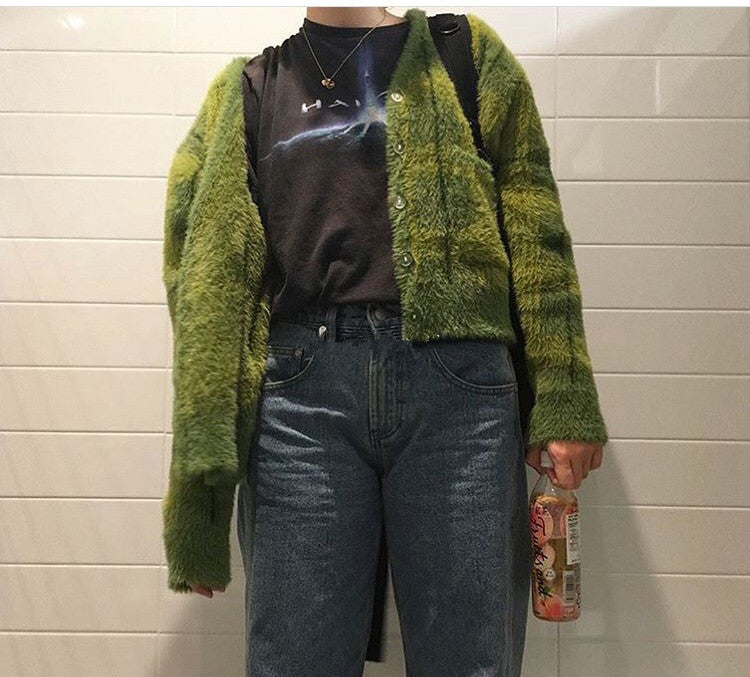 Noa Plaid Cardigan Jacket