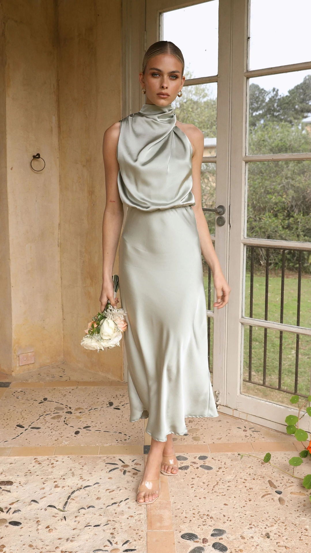Córdoba Satin Dress