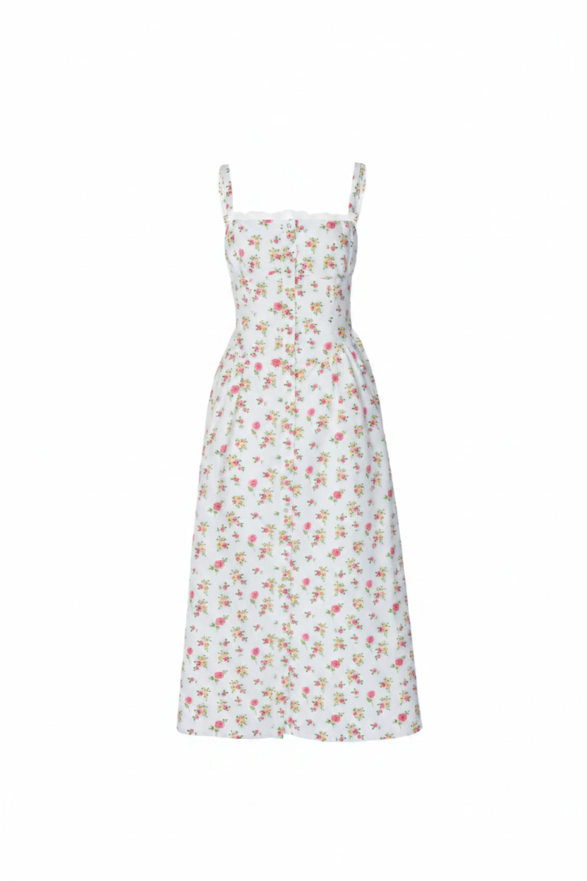 Montana Floral Button Dress